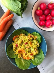 tonfisksallad med grönsaker