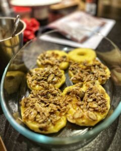 Ananas med frötosca