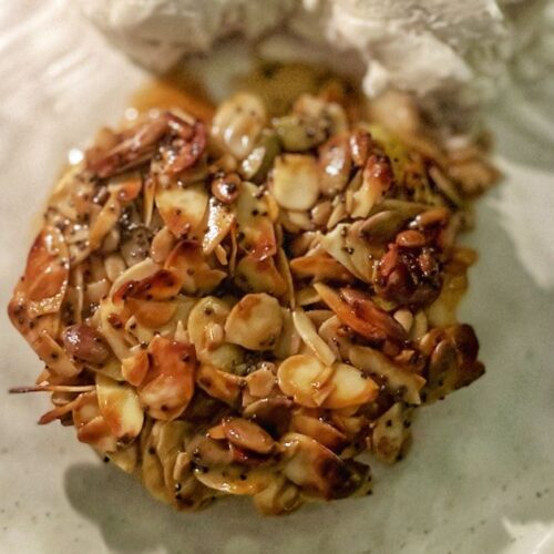 Ananas med frötosca