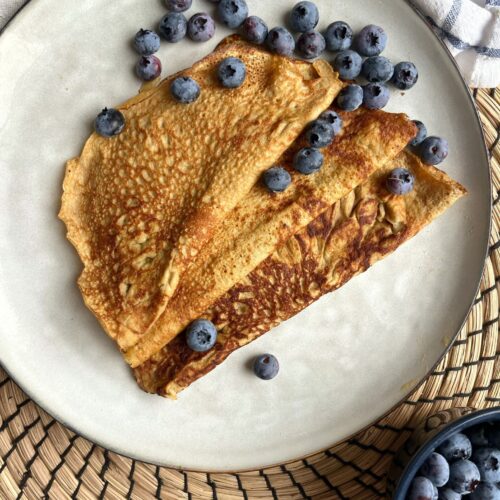 Sötpotatismjöl pannkakor