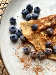 Pannkakor sötpotatismjöl